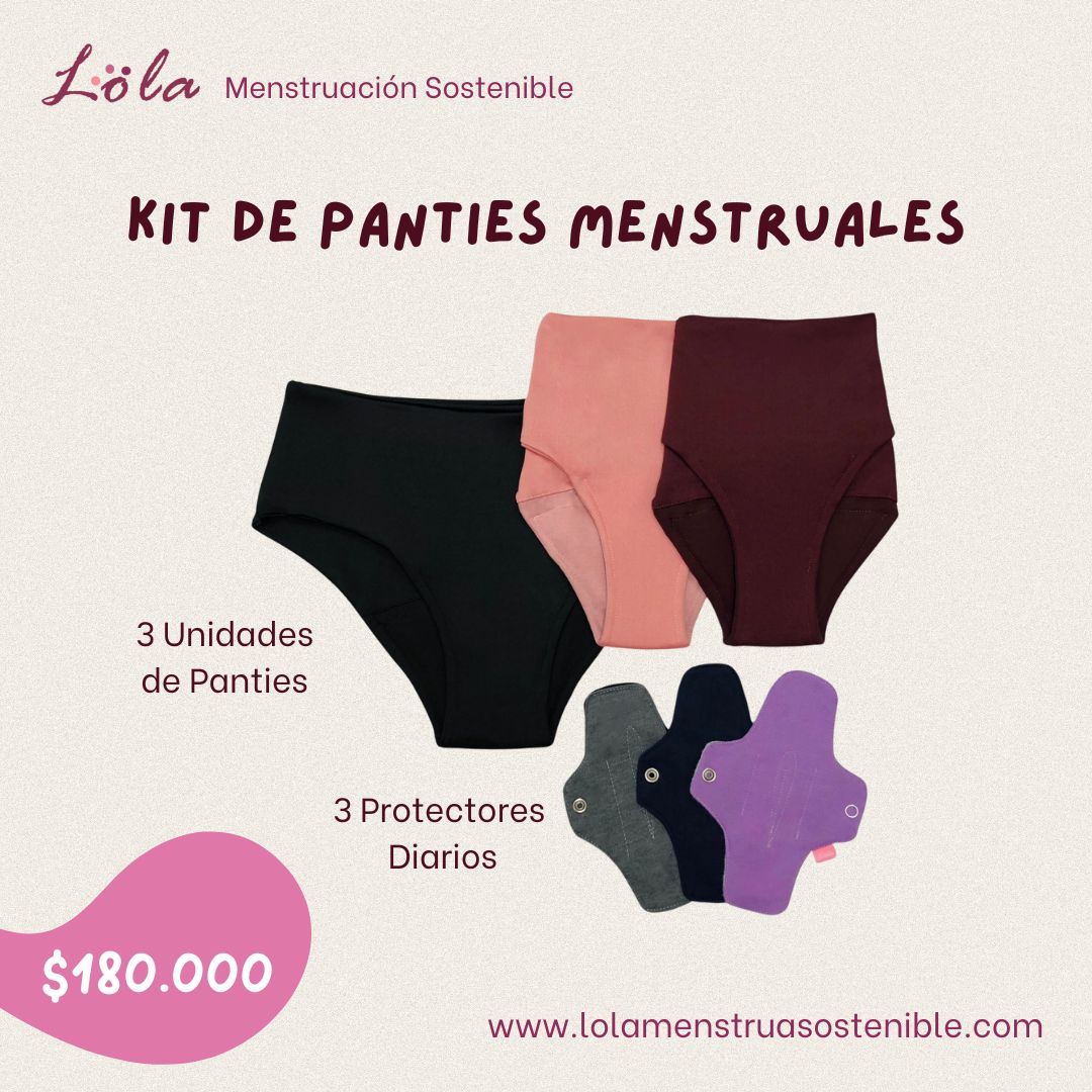 Kit de Panties Menstruales # 3