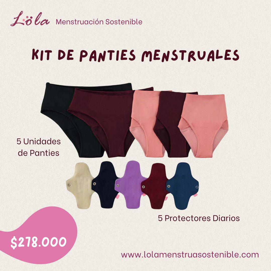 Kit de Panties Menstruales # 5